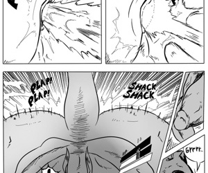 Manga szef wziąć w dół, furry  anal