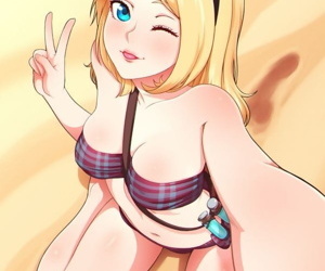  manga Dazzling Selfie, group  bikini