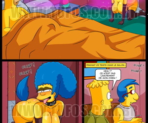  manga - The Simpsons - Chienne en chaleur -, bart simpson , marge simpson , anal , group 
