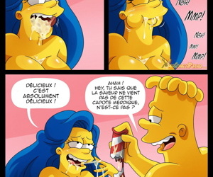  manga - The Simpsons - Un noÃ«l blanc et.., bart simpson , marge simpson , anal , big penis  nakadashi