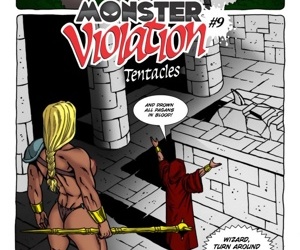  manga Monster Violation 9 - Tentacles, monster , rape 