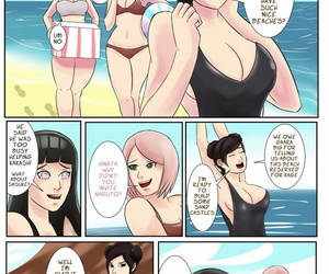  manga Sweetcheeks- Beach Bunnies, big boobs  full color