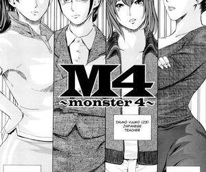  manga Clone Ningen â€“ M4 Monster4, uncensored , monster  glasses