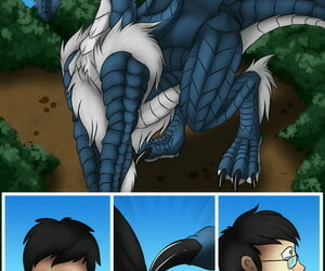  manga A Dragon Reborn - part 2, furry , transformation 