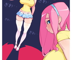  manga Going Down, fluttershy , double penetration  full color