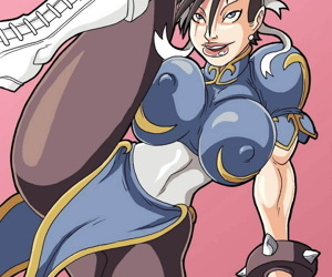 manga l' la plus forte Femme dans l' Monde, chun-li , futanari , big penis 