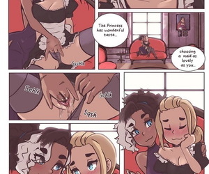 el manga el Galante Paladín Parte 2, lesbian 