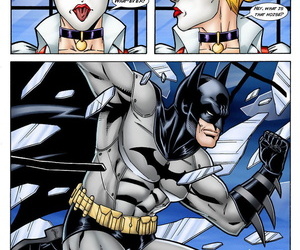 المانجا باتمان و nightwing الانضباط harley.., threesome 