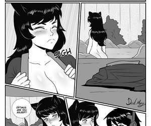el manga Belleza y el soldado Parte 2, ahegao , kemonomimi 